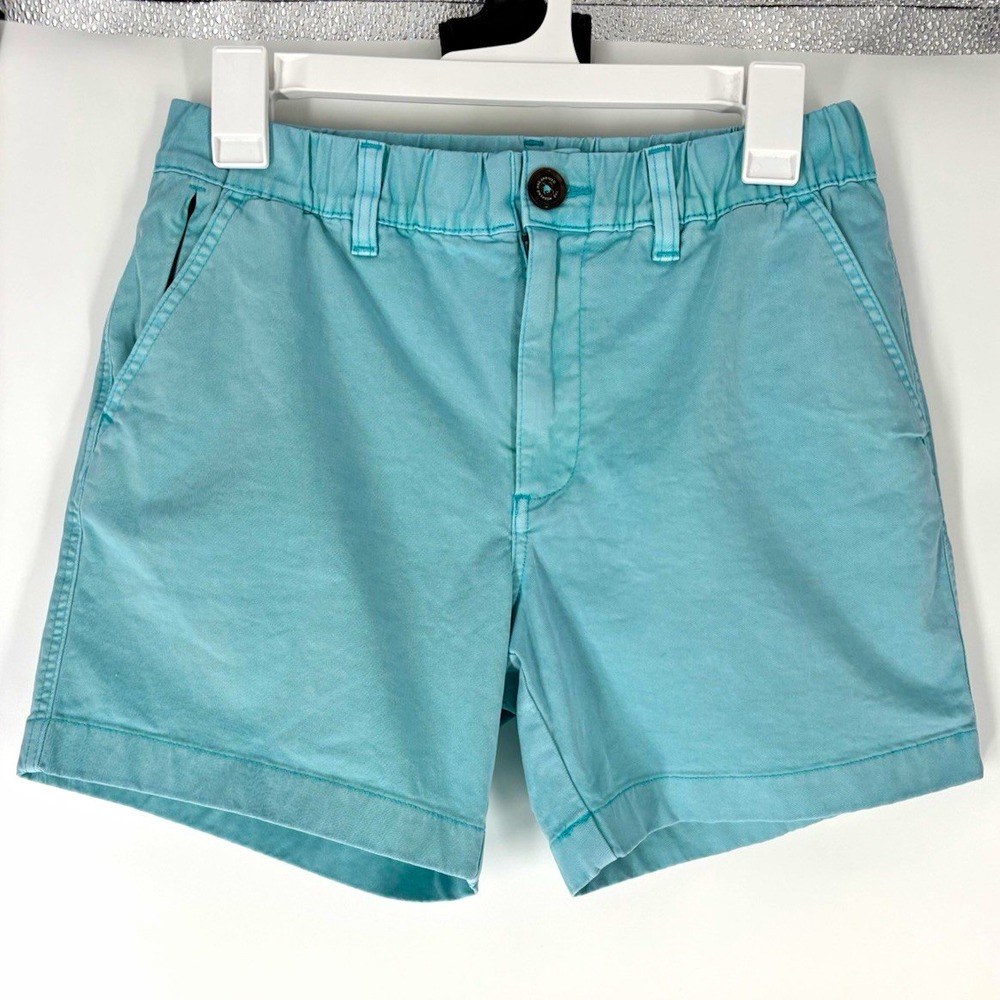 Chubbies Mens XS Blue Stretch Twill Chino Shorts Pastel Limited Run 5 in inseam